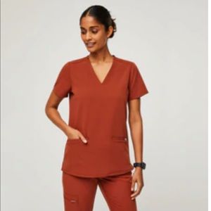 Figs Limited Edition Auburn Casma 3 Pocket Scrub Top XS